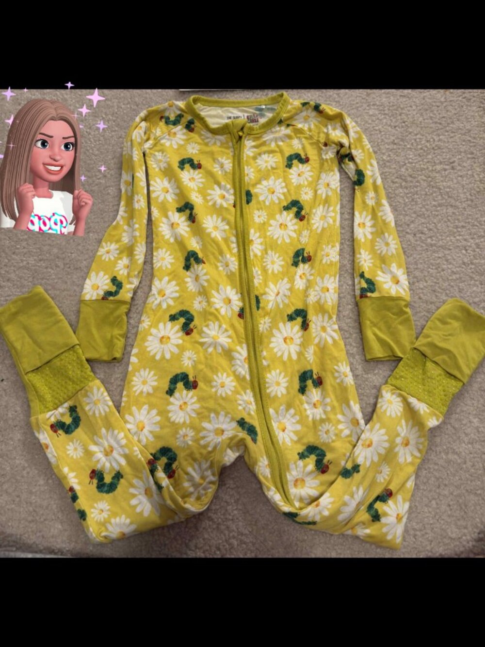 3T ZIPPY Spring Daisy Eric Carle THE SLEEPY SLOTH Bamboo